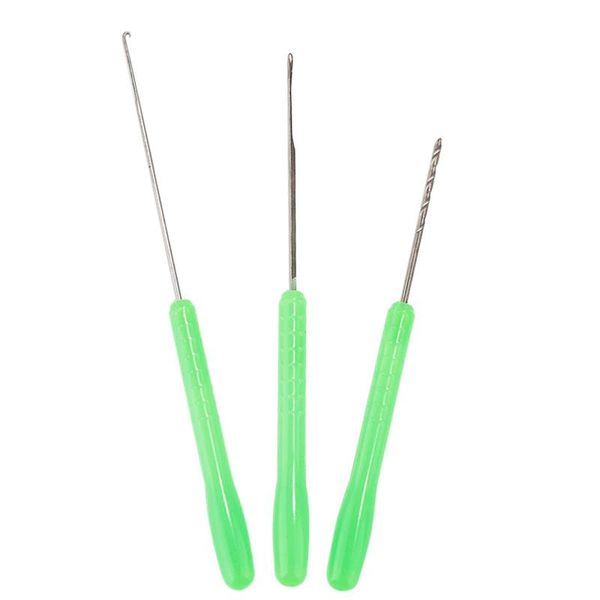3pcs green stainless steel fishing baiting needle tool carp fishing boilie drill needles plastic handle lure kit tslm1
3pcs green stainless steel fishing baiting needle tool carp fishing boilie drill needles plastic handle lure kit tslm1