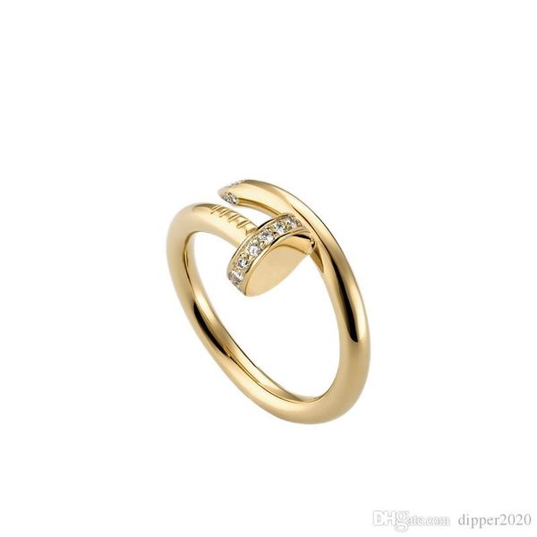 nail ring men's band rings classic luxury designer jewelry women titanium steel alloy gold-plated gold/silver/rose never fade not aller
nail ring men's band rings classic luxury designer jewelry women titanium steel alloy gold-plated gold/silver/rose never fade not aller