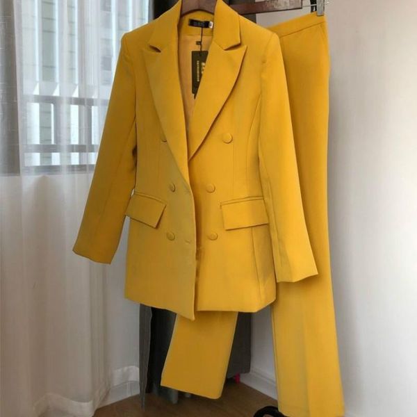 2021 women autumn winter office casual sets lady double breasted blazer & straight pant suit female plus size slim 2 pcs set e34, White
2021 women autumn winter office casual sets lady double breasted blazer & straight pant suit female plus size slim 2 pcs set e34, White