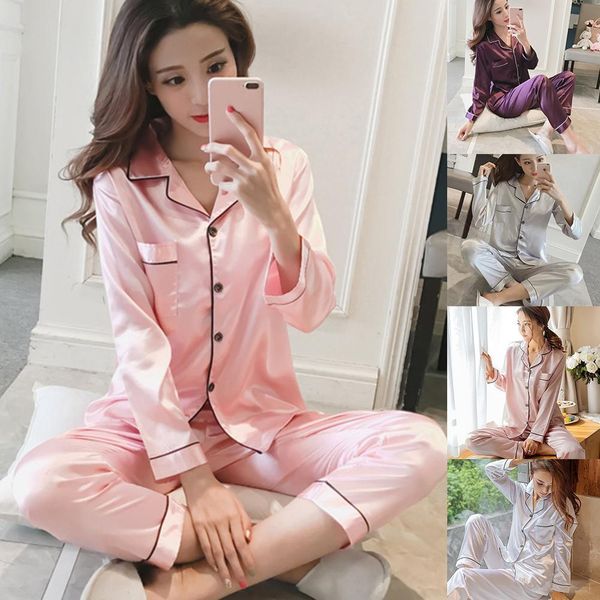 large size ladies long-sleeved pijama set long sleeve sleepwear casual contrast color pocket lapel button cardigan homewear, Black;red
large size ladies long-sleeved pijama set long sleeve sleepwear casual contrast color pocket lapel button cardigan homewear, Black;red