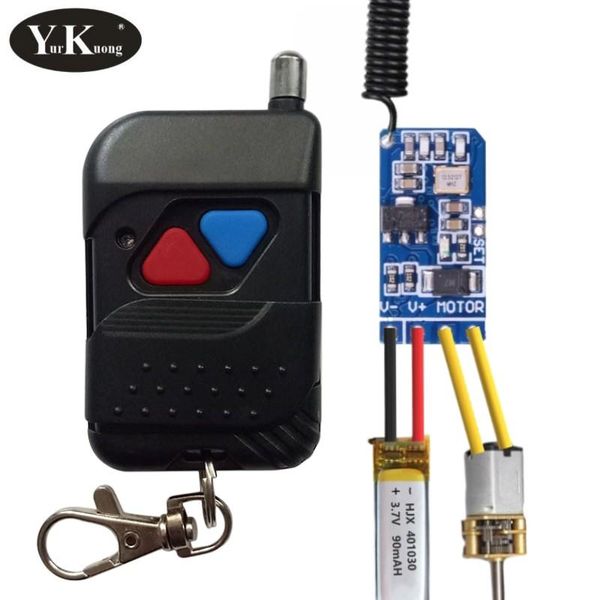 smart home control mini motor remote switch 3.6v 4.2v 4.5v 5v 6v 7.4v 9v 12v forwards reverse wireless no noise 0.5ma standby current
smart home control mini motor remote switch 3.6v 4.2v 4.5v 5v 6v 7.4v 9v 12v forwards reverse wireless no noise 0.5ma standby current