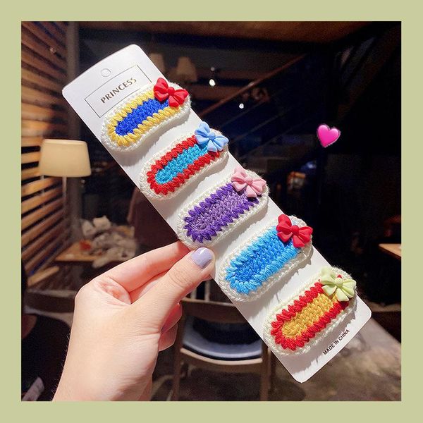 hair accessories 1pcs knitted wool bb clips cute bowknot for children kids kawaii hairpins bangs clip girls, Slivery;white
hair accessories 1pcs knitted wool bb clips cute bowknot for children kids kawaii hairpins bangs clip girls, Slivery;white