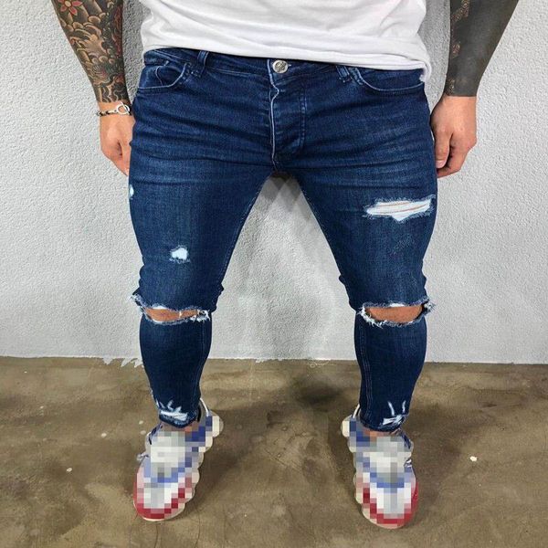 mens distressed knee hip denim hop wear ripped hip hop male jeans hole pants slim pencil street trousers jeans tjmde, Black
mens distressed knee hip denim hop wear ripped hip hop male jeans hole pants slim pencil street trousers jeans tjmde, Black