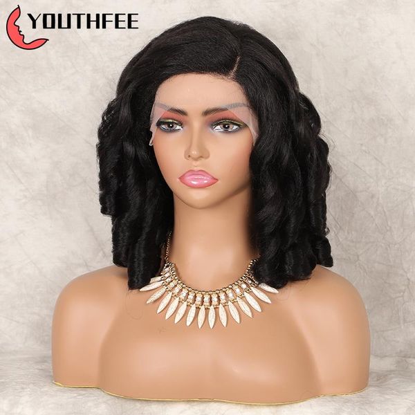 synthetic wigs youthfee spring culrs lace front with baby hair 12"black wave curl wig for women curly frontal
synthetic wigs youthfee spring culrs lace front with baby hair 12"black wave curl wig for women curly frontal