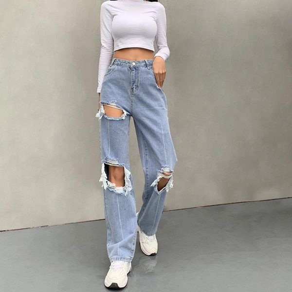 women's jeans holes ribbed blue women harajuku fashion straight long trousers ladies streetwear denim pants capris y2k
women's jeans holes ribbed blue women harajuku fashion straight long trousers ladies streetwear denim pants capris y2k
