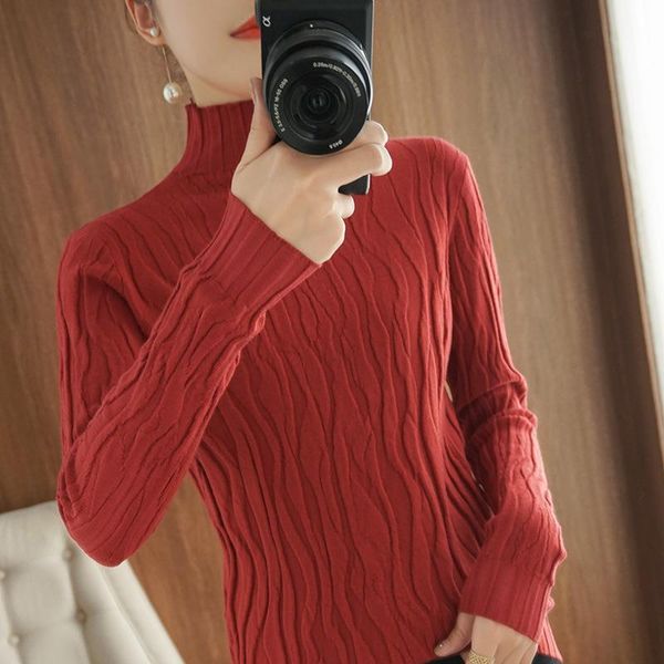 2021 autumn and winter new knitted sweater bottoming shirt high neck women's wool inner with a versatile slim knit sweater, White;black
2021 autumn and winter new knitted sweater bottoming shirt high neck women's wool inner with a versatile slim knit sweater, White;black