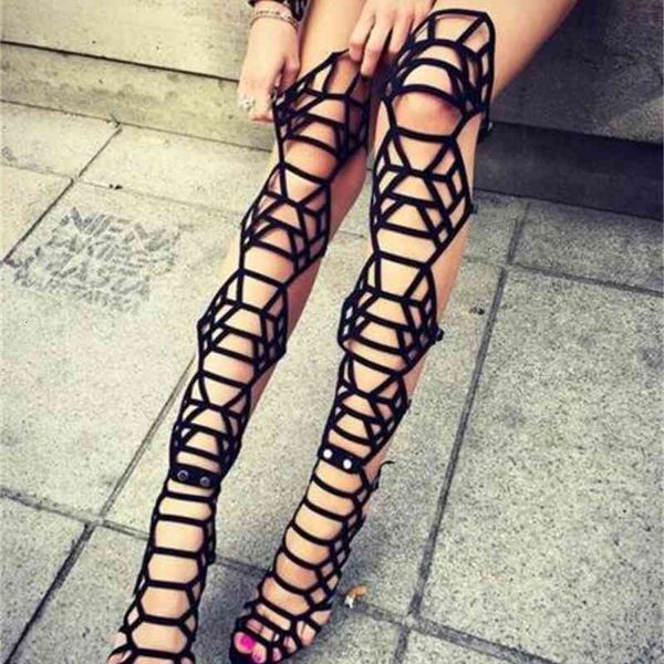 boots black summer mode leather strips of women's cameroon on to knee open foot clipping ladies gladiator style high heel uje2
boots black summer mode leather strips of women's cameroon on to knee open foot clipping ladies gladiator style high heel uje2