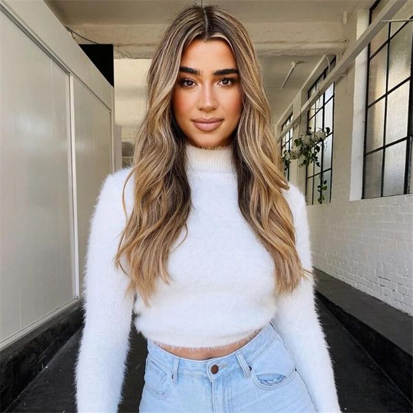 women's sweaters trendy women fashion candy color sweater high neck long sleeve autumn winter plush fleece crop jumper outwears, White;black
women's sweaters trendy women fashion candy color sweater high neck long sleeve autumn winter plush fleece crop jumper outwears, White;black