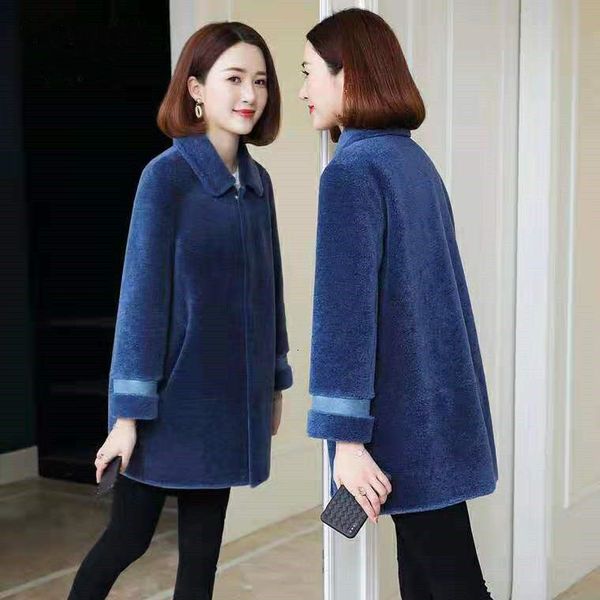 2021 new women autumn winter sheep shearling parka real lambswool slim clothing female turn-down collar wool fur warm overcoats l639y2fn, Black
2021 new women autumn winter sheep shearling parka real lambswool slim clothing female turn-down collar wool fur warm overcoats l639y2fn, Black