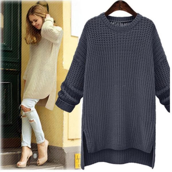 women's sweaters 2021 knitted sweater women split winter midi long thick girls lady casual knit pullover, White;black
women's sweaters 2021 knitted sweater women split winter midi long thick girls lady casual knit pullover, White;black