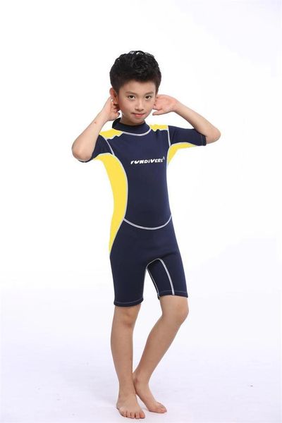 one-piece suits 2.5mm neoprene kids diving suit wetsuit short sleeves swimwear softer more breathable
one-piece suits 2.5mm neoprene kids diving suit wetsuit short sleeves swimwear softer more breathable