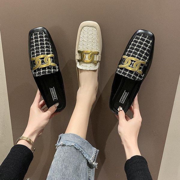 slippers wohdhe 2021 korean leisure mules women summer street square toe soft shoes jewelry decoration slides sandals female outside, Black
slippers wohdhe 2021 korean leisure mules women summer street square toe soft shoes jewelry decoration slides sandals female outside, Black