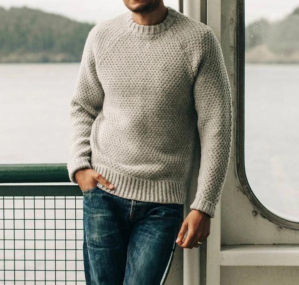 men's sweaters men's solid color crew neck pullover knitted sweater men harajuku streetwear, White;black
men's sweaters men's solid color crew neck pullover knitted sweater men harajuku streetwear, White;black