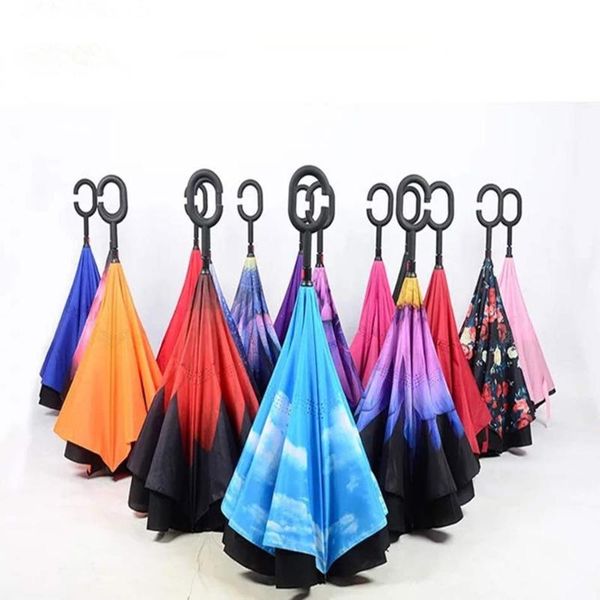 umbrellas folding inverted layer reverse women man sun rain car double male parasol self stand guarda c handle umbrell
umbrellas folding inverted layer reverse women man sun rain car double male parasol self stand guarda c handle umbrell