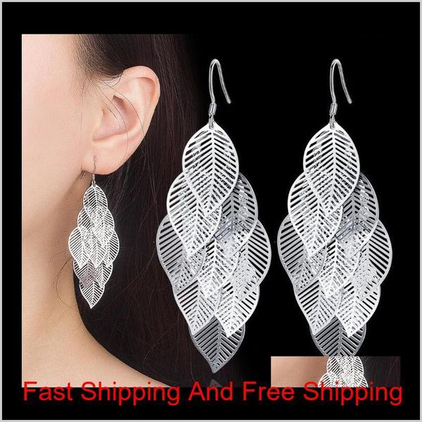 fashion leaves dangle earrings for women s925 sterling silver plated long clover earrings jewelry wholesale q105o jqpus
fashion leaves dangle earrings for women s925 sterling silver plated long clover earrings jewelry wholesale q105o jqpus