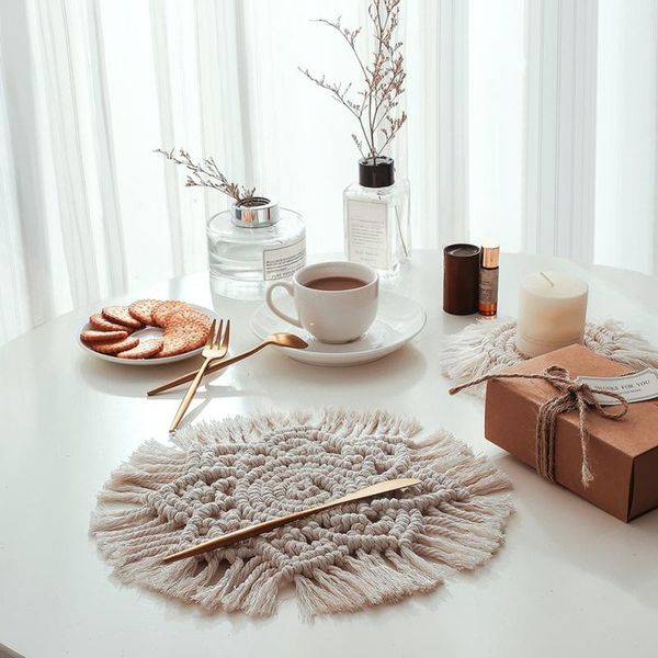 mats & pads nordic style handmade cup pad heat resistant bohemian woven for home table kitchen office decoration
mats & pads nordic style handmade cup pad heat resistant bohemian woven for home table kitchen office decoration