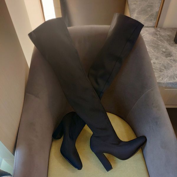 knife shark block heels thigh-high tall boots stretch fabric and black over-knee-high chunky boot for women temperament shoes high quality
knife shark block heels thigh-high tall boots stretch fabric and black over-knee-high chunky boot for women temperament shoes high quality