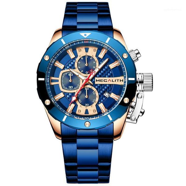 men watches for waterproof sports fashion brand swatch quartz man stainless steel blue auto date 8223 wristwatches, Slivery;brown
men watches for waterproof sports fashion brand swatch quartz man stainless steel blue auto date 8223 wristwatches, Slivery;brown