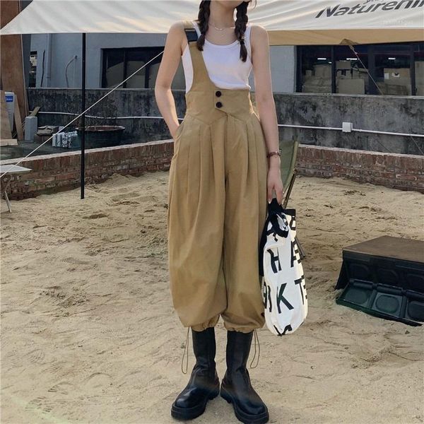 women's pants & capris khaki single shoulder strap summer thin loose wide leg high waist casual leggings, Black;white
women's pants & capris khaki single shoulder strap summer thin loose wide leg high waist casual leggings, Black;white