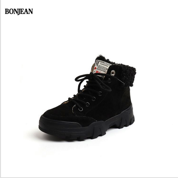 boots female short tube wild cotton shoes tide 2021 autumn and winter plus velvet warm british women, Black
boots female short tube wild cotton shoes tide 2021 autumn and winter plus velvet warm british women, Black