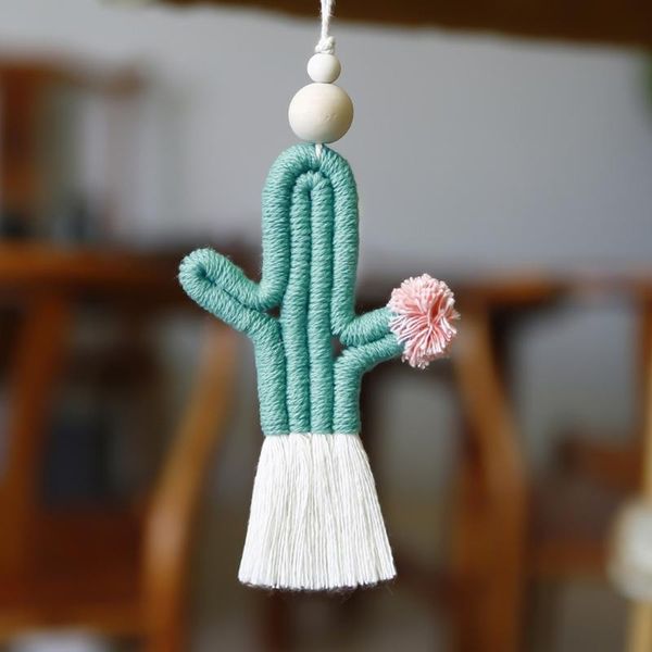 keychains handmade weaving cactus wall decor hanging ornament home decoration accessories pendant for nursery, Silver
keychains handmade weaving cactus wall decor hanging ornament home decoration accessories pendant for nursery, Silver