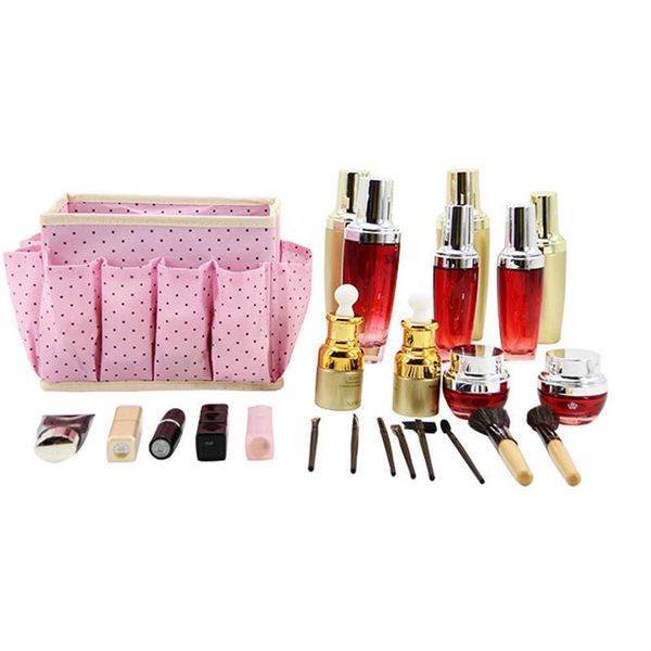 storage boxes & bins non-woven fabric cosmetics box 3 sides attached with pockets for deskorganzing
storage boxes & bins non-woven fabric cosmetics box 3 sides attached with pockets for deskorganzing