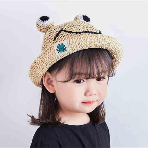 2021 new cute children's sun hat spring summer boy girl kids baby straw hat summer frog handmade pot outdoor beach hats, Yellow
2021 new cute children's sun hat spring summer boy girl kids baby straw hat summer frog handmade pot outdoor beach hats, Yellow
