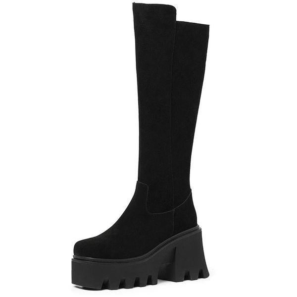 boots autumn winter women motorcycle cow suede elegant footwear boot black platform shoes thick bottom a85
boots autumn winter women motorcycle cow suede elegant footwear boot black platform shoes thick bottom a85