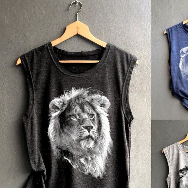 vintage summer women vest sleeveless lion print sport t shirt casual ladies loose tank soft comfortable femme 2021, White
vintage summer women vest sleeveless lion print sport t shirt casual ladies loose tank soft comfortable femme 2021, White