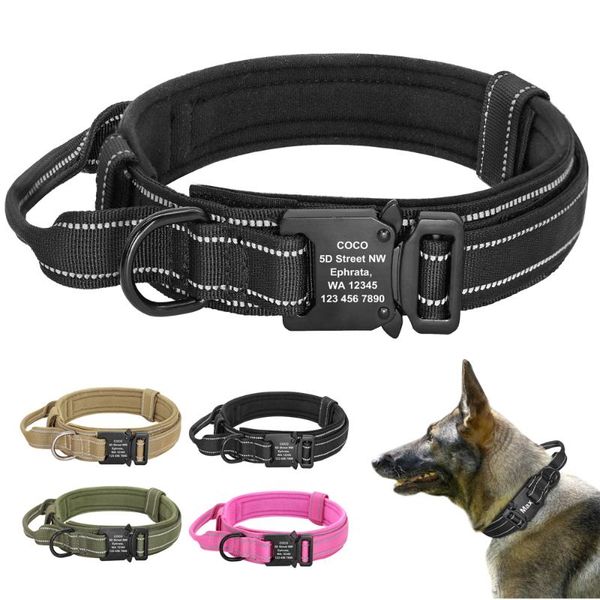 dog collars & leashes personalzied tactical collar military nylon pet customized with quick control handle for large dogs
dog collars & leashes personalzied tactical collar military nylon pet customized with quick control handle for large dogs