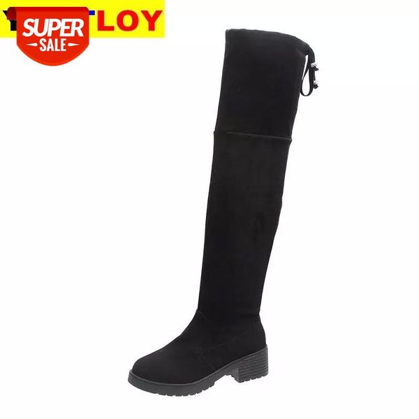 high heel chunky long black round toe over the knee block fur tall ladies suede slim thigh women boots winter boots women #km71
high heel chunky long black round toe over the knee block fur tall ladies suede slim thigh women boots winter boots women #km71