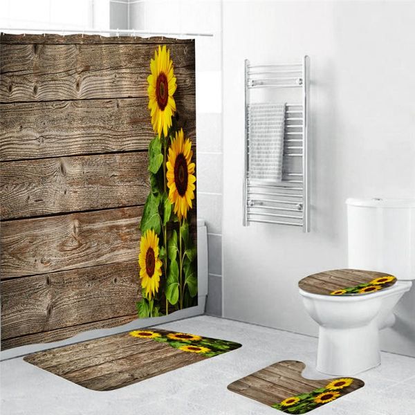 shower curtains sunflower print curtain 4 piece carpet set toilet cover bath mat cushion bathroom hooks
shower curtains sunflower print curtain 4 piece carpet set toilet cover bath mat cushion bathroom hooks