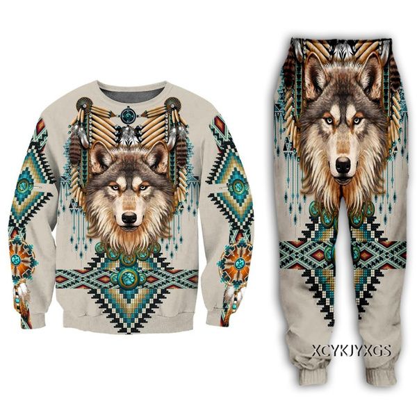 men and women 3d printed tattoo wolf animal lion casual clothing fashion sweatshirt and trousers exercise suit a173, Black
men and women 3d printed tattoo wolf animal lion casual clothing fashion sweatshirt and trousers exercise suit a173, Black