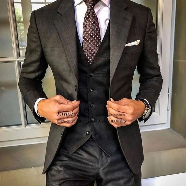 men's suits & blazers classic mens formal business male blazer slim fit wedding groom tuxedos 3 pieces jacket vest pants set costume ho, White;black
men's suits & blazers classic mens formal business male blazer slim fit wedding groom tuxedos 3 pieces jacket vest pants set costume ho, White;black