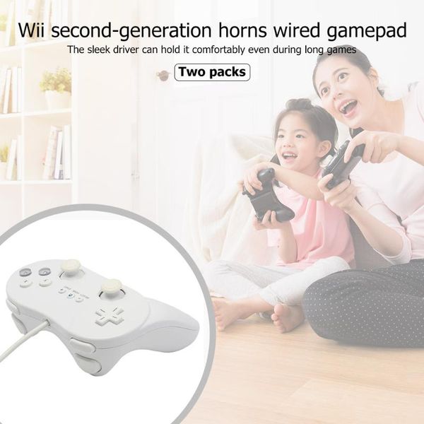 2pcs classic controller set lightweight game playing elements console wired gamepad for wii wii remote
2pcs classic controller set lightweight game playing elements console wired gamepad for wii wii remote