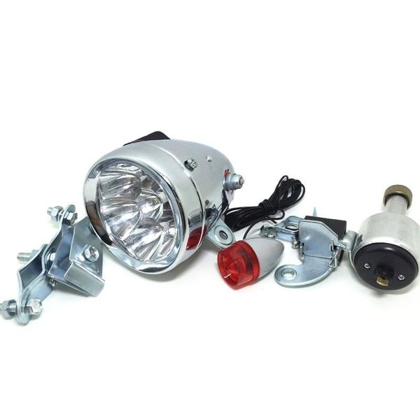 bike lights led plastic metal motorized headlight kit bicycle friction generator dynamo head tail lamp mtb retro cycling parts
bike lights led plastic metal motorized headlight kit bicycle friction generator dynamo head tail lamp mtb retro cycling parts