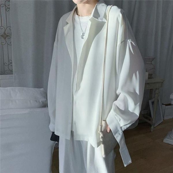 men's casual shirts harajuku fashion korean clothes vintage japanese hip hop men shirt, White;black
men's casual shirts harajuku fashion korean clothes vintage japanese hip hop men shirt, White;black