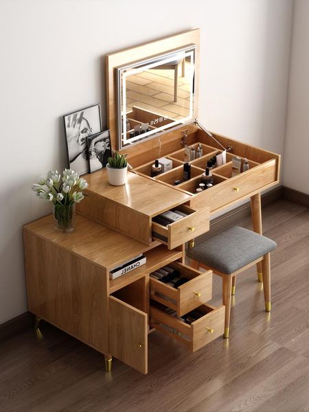 decorative objects & figurines flip all solid wood oak dressing table storage cabinet integrated makeup modern minimalism small apartment
decorative objects & figurines flip all solid wood oak dressing table storage cabinet integrated makeup modern minimalism small apartment