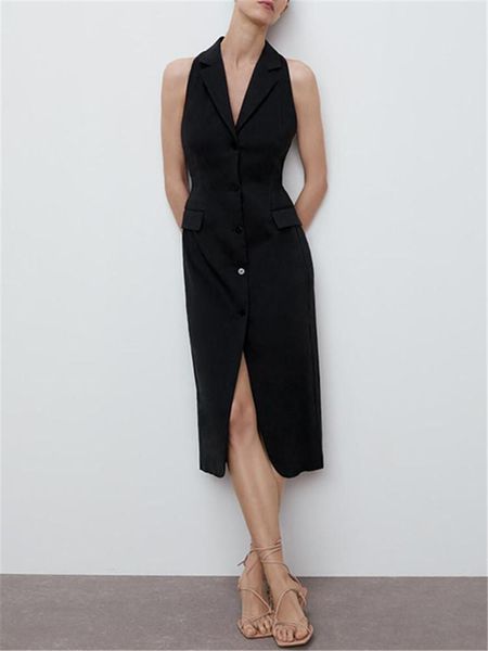 casual dresses european and american style 2021 summer women's fashion temperament button linen slim dress trendy girl, Black;gray
casual dresses european and american style 2021 summer women's fashion temperament button linen slim dress trendy girl, Black;gray