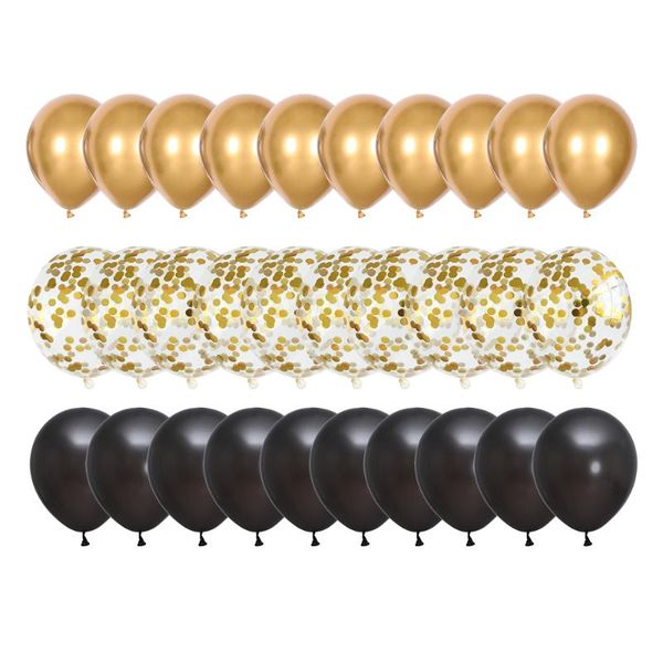 30pcs/lot gold black confetti latex balloons birthday party decorations ballons wedding baby shower anniversary balloons
30pcs/lot gold black confetti latex balloons birthday party decorations ballons wedding baby shower anniversary balloons