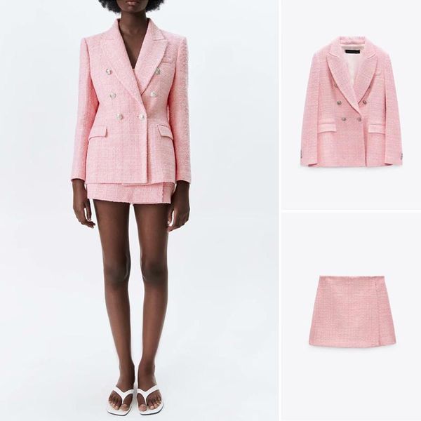 women's tracksuits suits with shorts plus size sets double breasted korean suit female high waist shorts two piece set lattice pink, Gray
women's tracksuits suits with shorts plus size sets double breasted korean suit female high waist shorts two piece set lattice pink, Gray