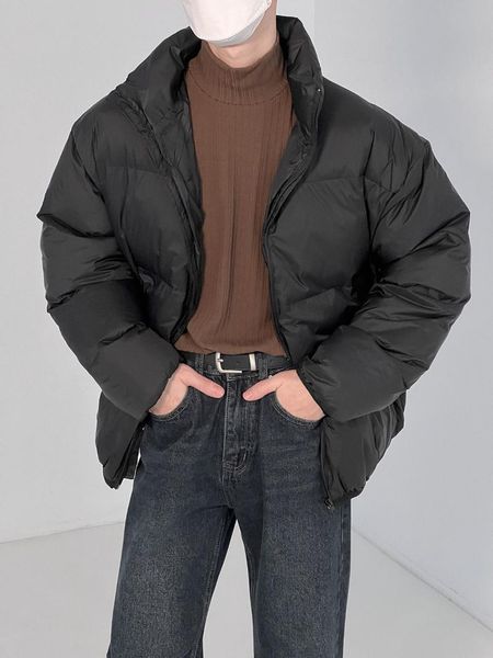 men's jackets winter thickened stand-up collar bread jacket boys coated cloth korean style handsome lightweight cotton ins, Black;brown
men's jackets winter thickened stand-up collar bread jacket boys coated cloth korean style handsome lightweight cotton ins, Black;brown