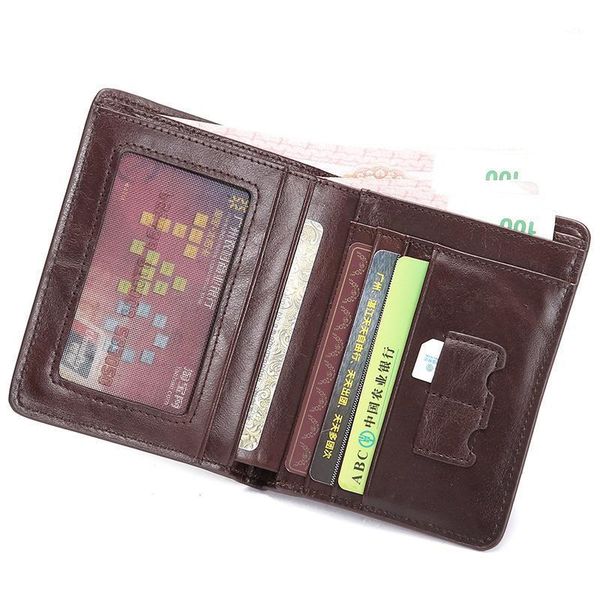 wallets 2021 fashion business men's short natural real leather male cow genuine cash purses clutch1, Red;black
wallets 2021 fashion business men's short natural real leather male cow genuine cash purses clutch1, Red;black