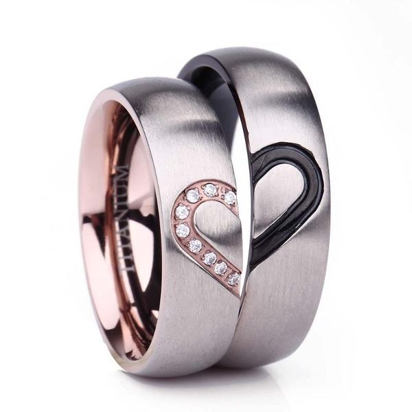 wedding rings eamti 1pc couple ring high polish dome heart shape inlay titanium for men women band jewellery lover gift, Slivery;golden
wedding rings eamti 1pc couple ring high polish dome heart shape inlay titanium for men women band jewellery lover gift, Slivery;golden