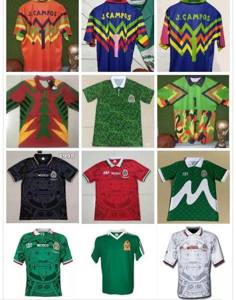 mexico 1986 1994 1995 1998 retro soccer jerseys blanco hernandez ramirez sanchez 86 98 vintage football camisetas classic shirts kit, Black;yellow
mexico 1986 1994 1995 1998 retro soccer jerseys blanco hernandez ramirez sanchez 86 98 vintage football camisetas classic shirts kit, Black;yellow