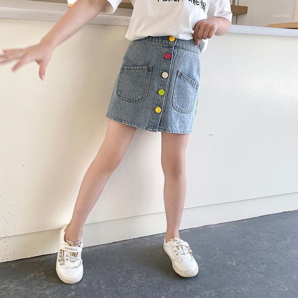 children kids girls jean skirt back to shool denim baby girl miniskirt rainbow button design clothing 2 4 6 7 8years skirts, Blue
children kids girls jean skirt back to shool denim baby girl miniskirt rainbow button design clothing 2 4 6 7 8years skirts, Blue