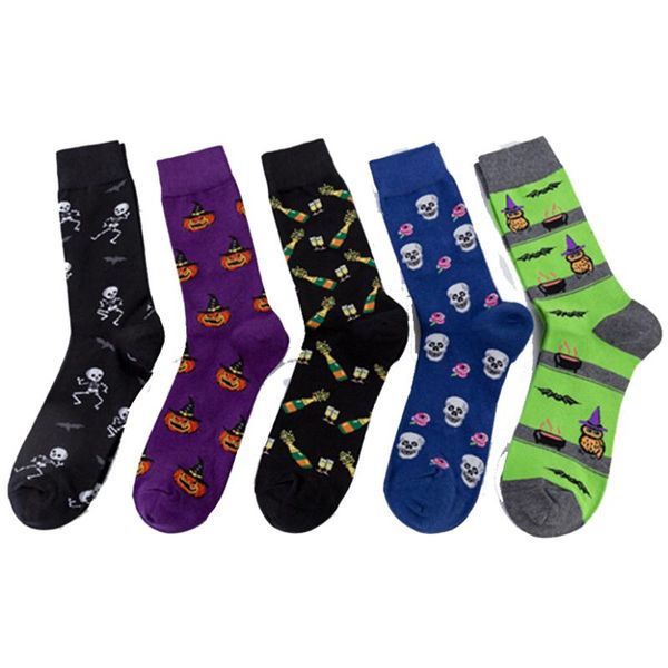 men's socks 10 pairs/lot halloween combed cotton casual colored funny happy street trend middle long tube wholesale, Black
men's socks 10 pairs/lot halloween combed cotton casual colored funny happy street trend middle long tube wholesale, Black