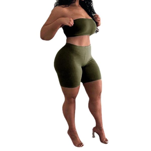 women's tracksuits 2021 brand women 2 pieces work out suit off shoulder wrap chest high waist middle pants set plus size s-3xl, Gray
women's tracksuits 2021 brand women 2 pieces work out suit off shoulder wrap chest high waist middle pants set plus size s-3xl, Gray