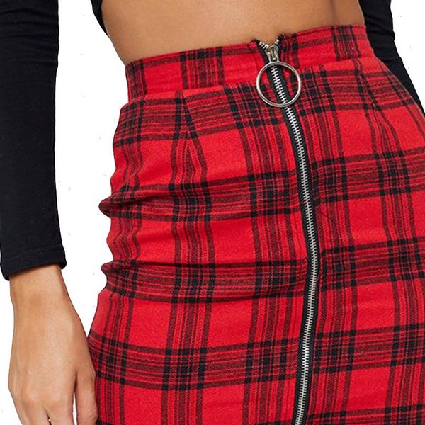 yellow red plaid skirts women summer bodycon mini pencil skirt ladies zipper front skinny high waist skirt party s30, Black
yellow red plaid skirts women summer bodycon mini pencil skirt ladies zipper front skinny high waist skirt party s30, Black