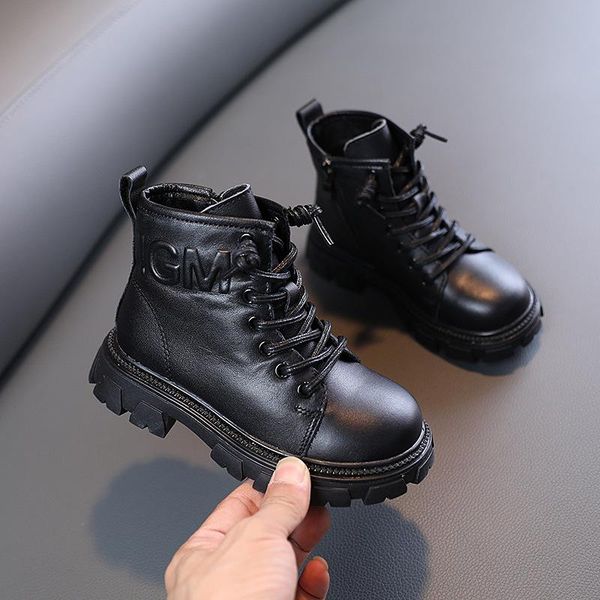 boots winter girls casual genuine leather princess soft-soled short cotton children' shoes, Black;grey
boots winter girls casual genuine leather princess soft-soled short cotton children' shoes, Black;grey